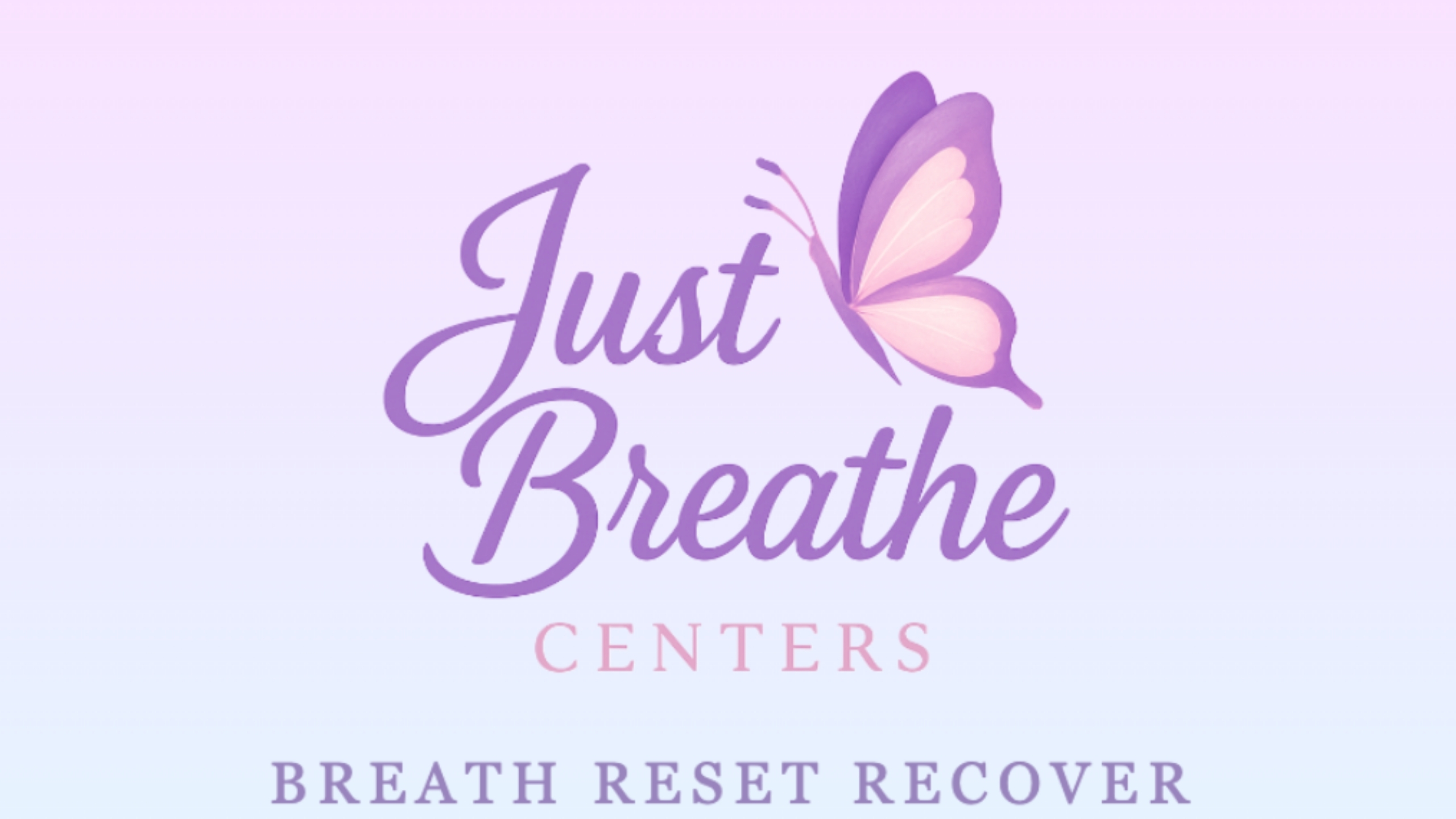 Just Breathe Centers Branding Logo for Therapy and Wellness